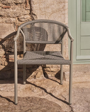 Kave Home Livadia tuinstoel Taupe