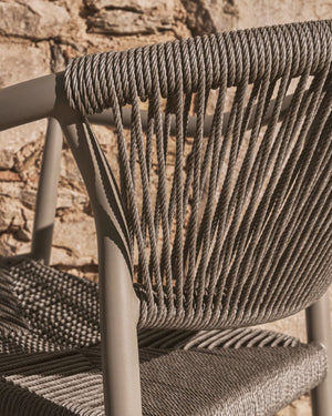 Kave Home Livadia tuinstoel Taupe