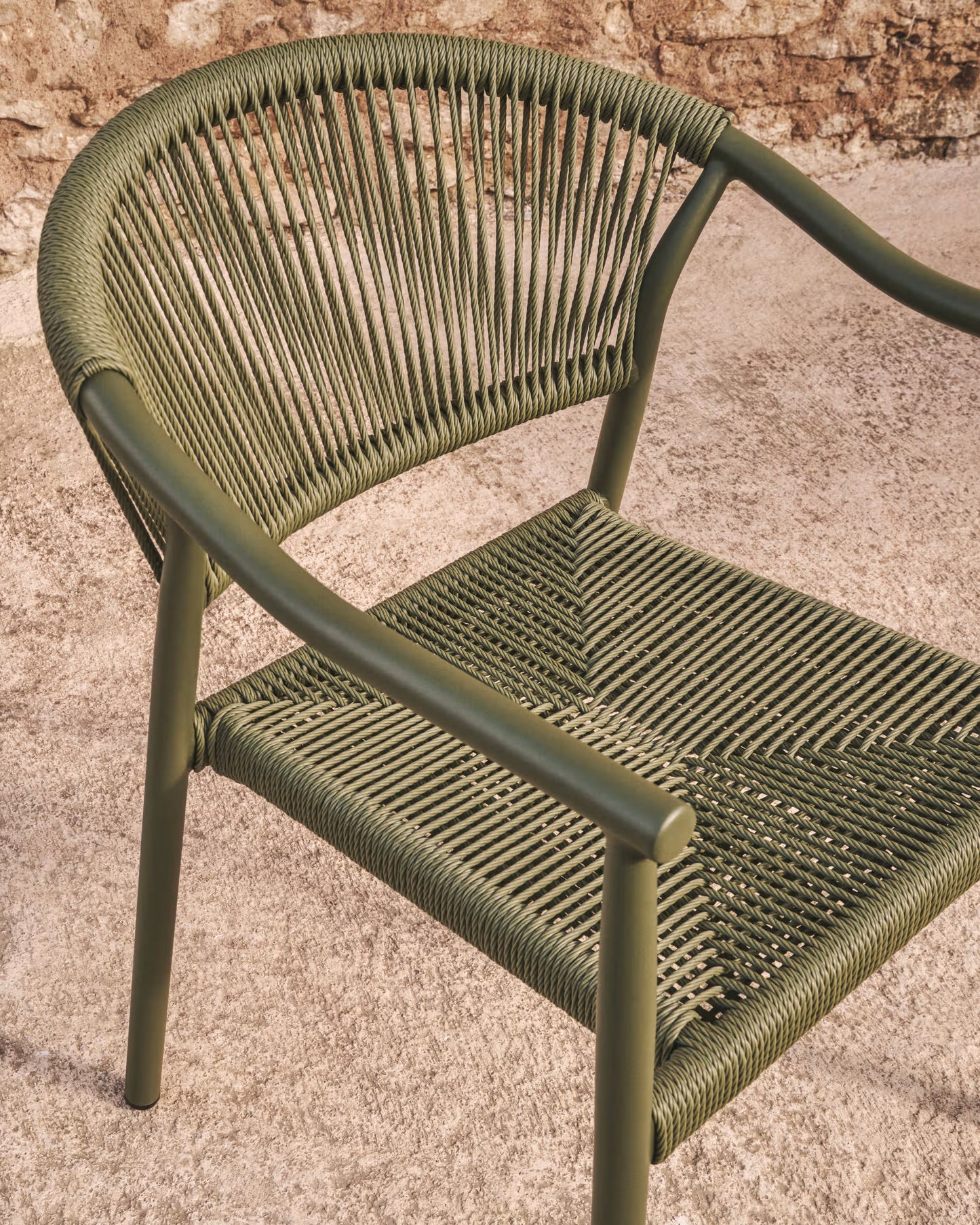 Kave Home Livadia tuinstoel Groen