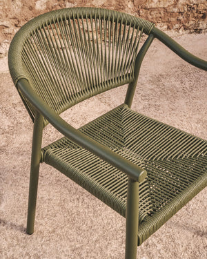 Kave Home Livadia tuinstoel Groen