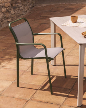Kave Home Luri tuinstoel Groen/Beige