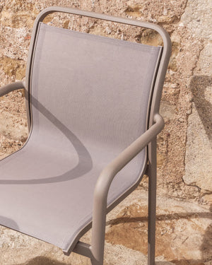 Kave Home Luri tuinstoel Taupe/Beige