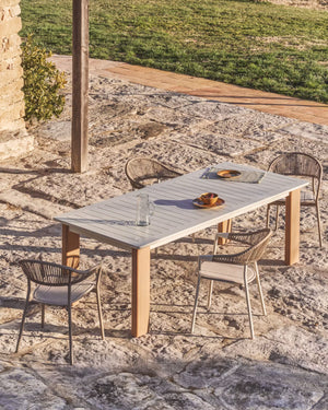 Kave Home Alimia tuinstoel Ecru