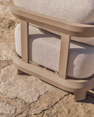 Kave Home Nerano loungestoel Taupe