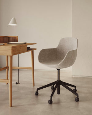 Kave Home Tissiana bureaustoel draaibaar Beige