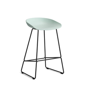 HAY About a Stool AAS 38 barkruk H65 zwart Dusty Mint 2.0
