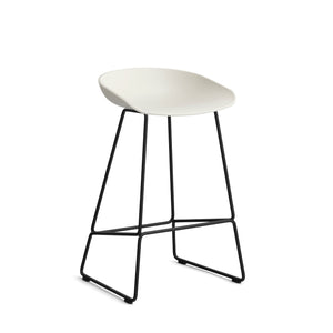 HAY About a Stool AAS 38 barkruk H65 zwart Melange Cream 2.0