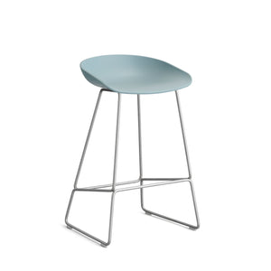 HAY About a Stool AAS 38 barkruk H65 Dusty Blue 2.0 RVS