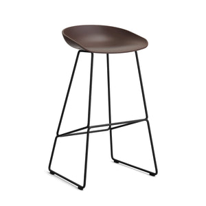 HAY About a Stool AAS 38 barkruk H75 zwart Raisin 2.0