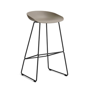 HAY About a Stool AAS 38 barkruk H75 zwart Khaki 2.0