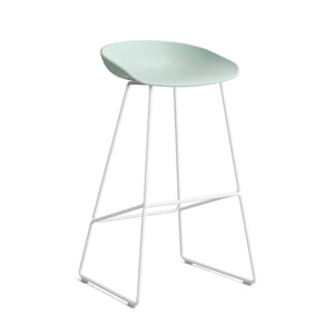 HAY About a Stool AAS 38 barkruk H75 wit Dusty Mint 2.0