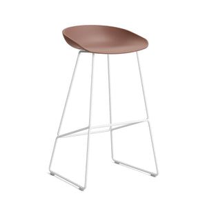 HAY About a Stool AAS 38 barkruk H75 wit Soft Brick 2.0