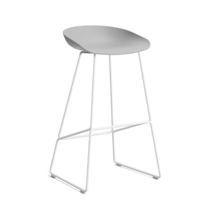 HAY About a Stool AAS 38 barkruk H75 wit Concrete Grey 2.0