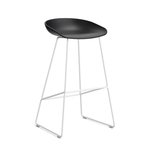 HAY About a Stool AAS 38 barkruk H75 wit Black 2.0