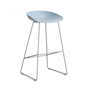 HAY About a Stool AAS 38 barkruk H75 Slate Blue 2.0 RVS