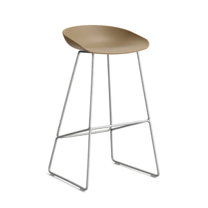HAY About a Stool AAS 38 barkruk H75 Clay 2.0 RVS