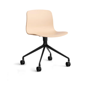 HAY About a Chair AAC 14 bureaustoel zwart Pale Peach 2.0