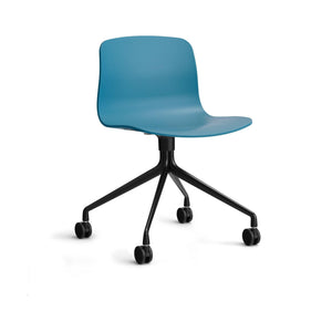 HAY About a Chair AAC 14 bureaustoel zwart Azure Blue 2.0