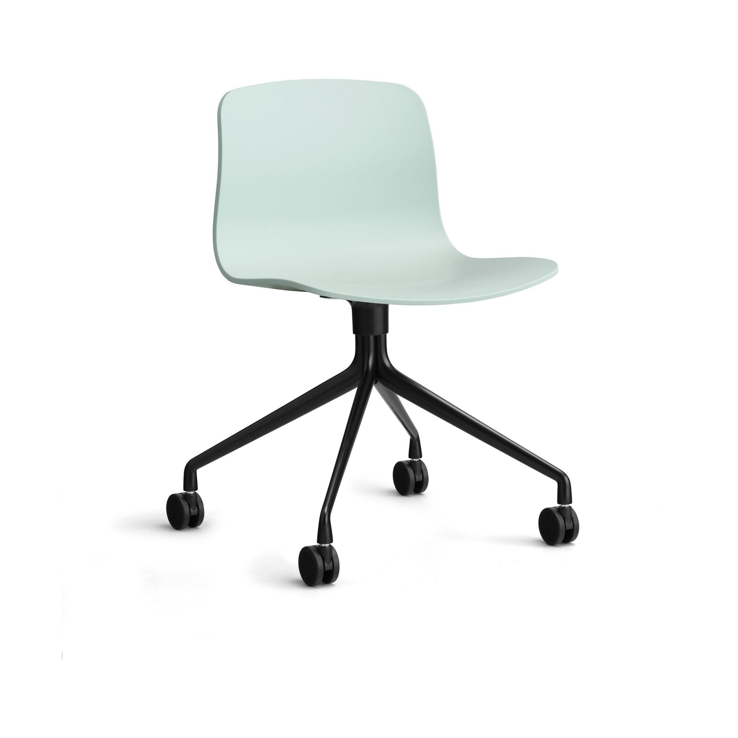 HAY About a Chair AAC 14 bureaustoel zwart Dusty Mint 2.0