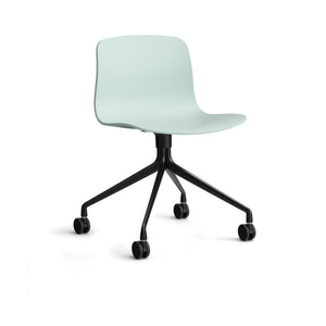HAY About a Chair AAC 14 bureaustoel zwart Dusty Mint 2.0