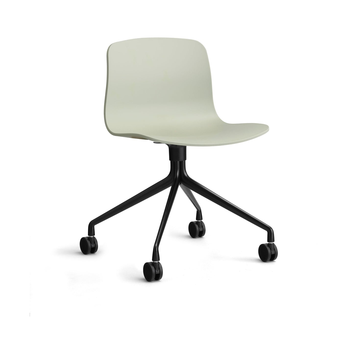 HAY About a Chair AAC 14 bureaustoel zwart Pastel Green 2.0