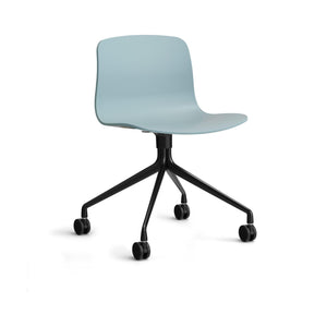 HAY About a Chair AAC 14 bureaustoel zwart Dusty Blue 2.0