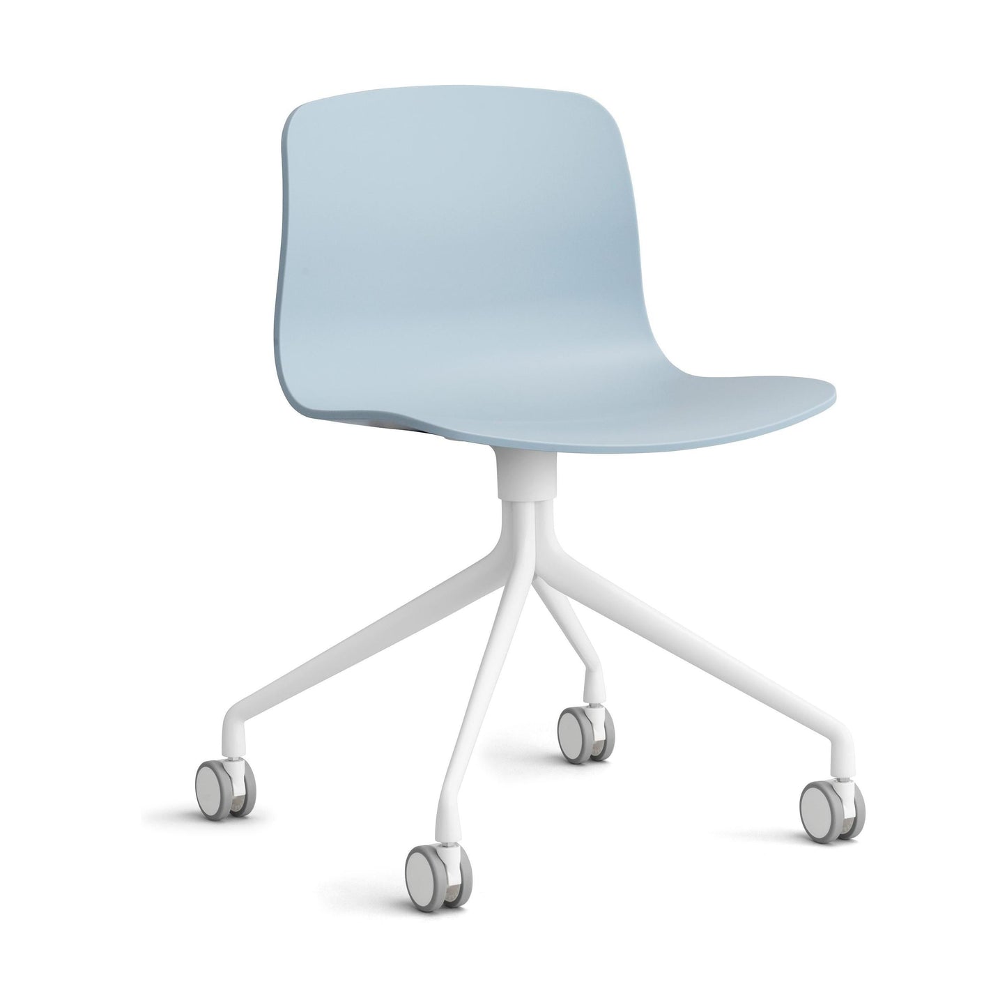 HAY About a Chair AAC 14 bureaustoel wit Slate Blue 2.0