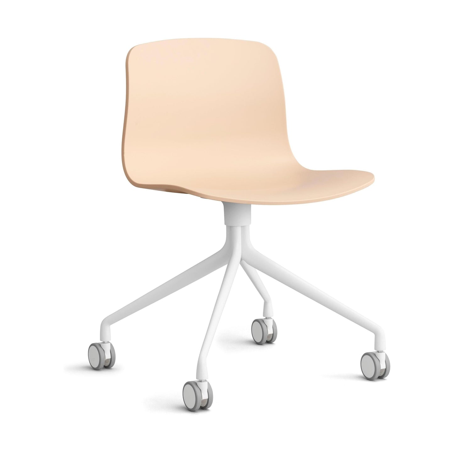 HAY About a Chair AAC 14 bureaustoel wit Pale Peach 2.0