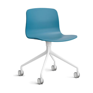 HAY About a Chair AAC 14 bureaustoel wit Azure Blue 2.0