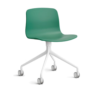 HAY About a Chair AAC 14 bureaustoel wit Teal Green 2.0