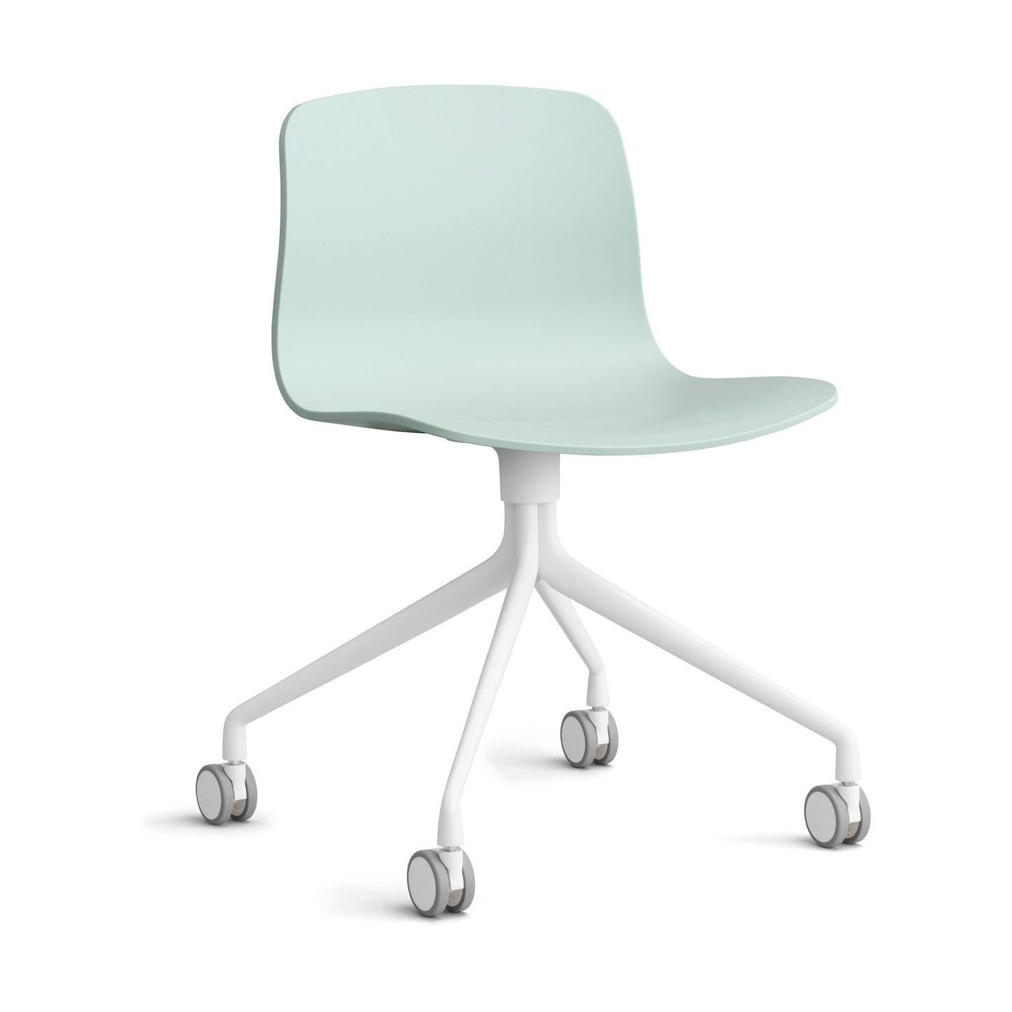 HAY About a Chair AAC 14 bureaustoel wit Dusty Mint 2.0