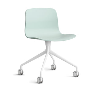 HAY About a Chair AAC 14 bureaustoel wit Dusty Mint 2.0