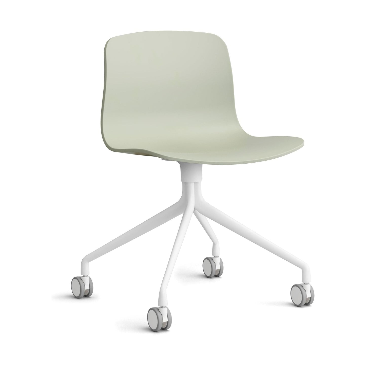 HAY About a Chair AAC 14 bureaustoel wit Pastel Green 2.0