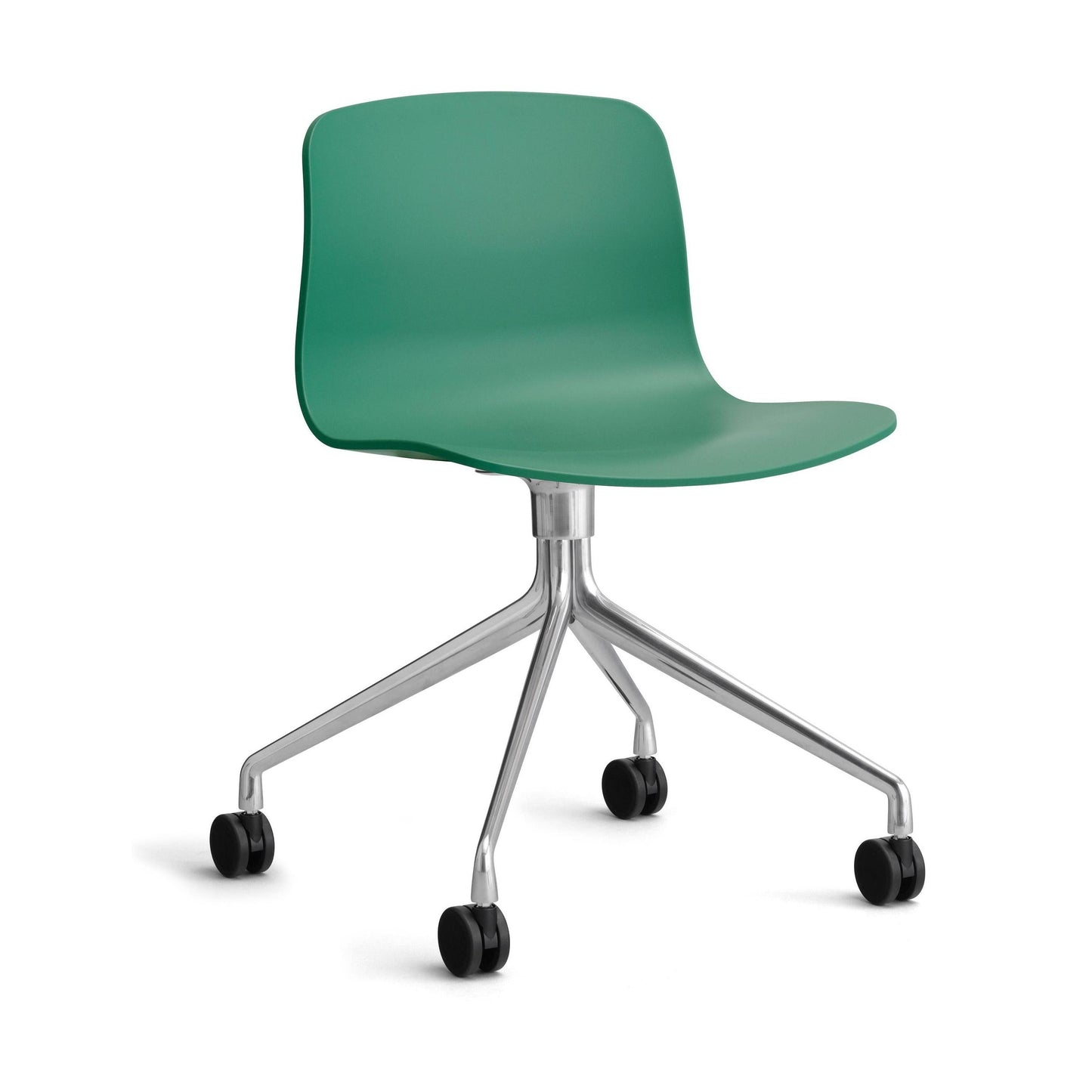 HAY About a Chair AAC 14 bureaustoel chroom Teal Green 2.0
