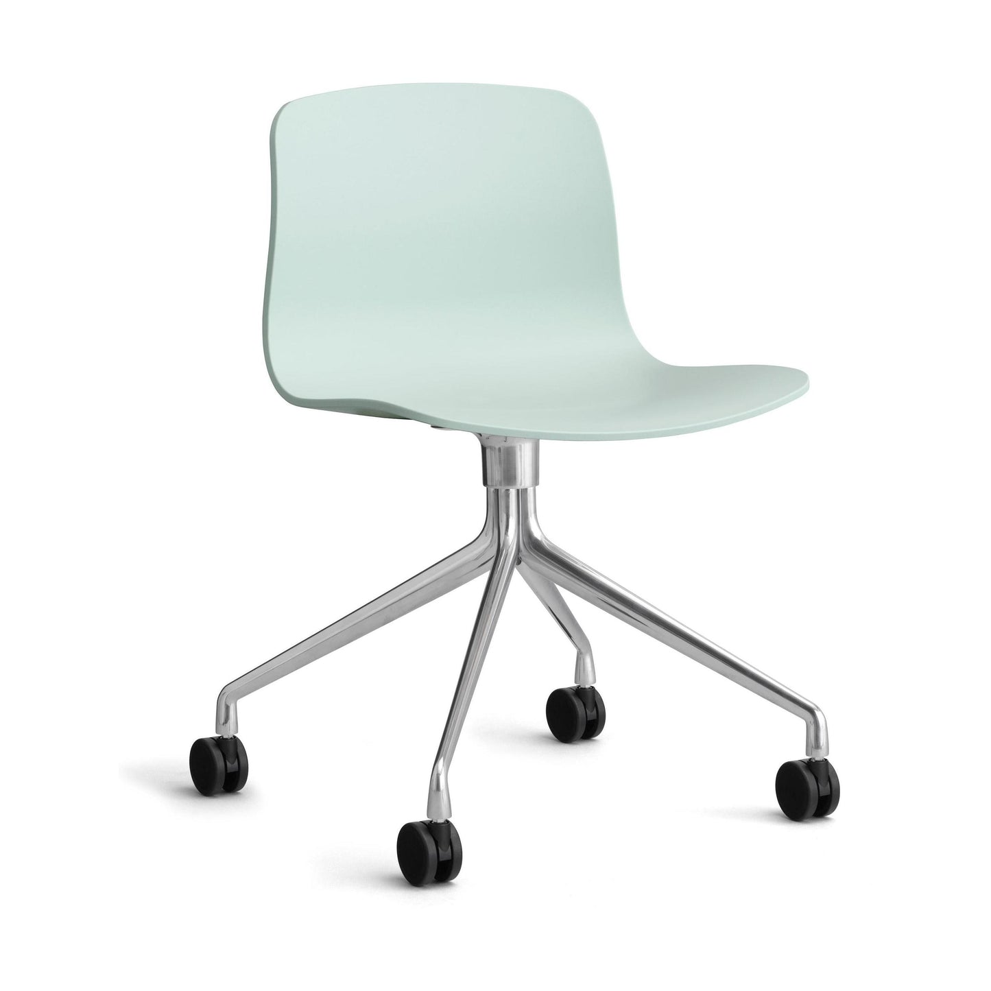 HAY About a Chair AAC 14 bureaustoel chroom Dusty Mint 2.0