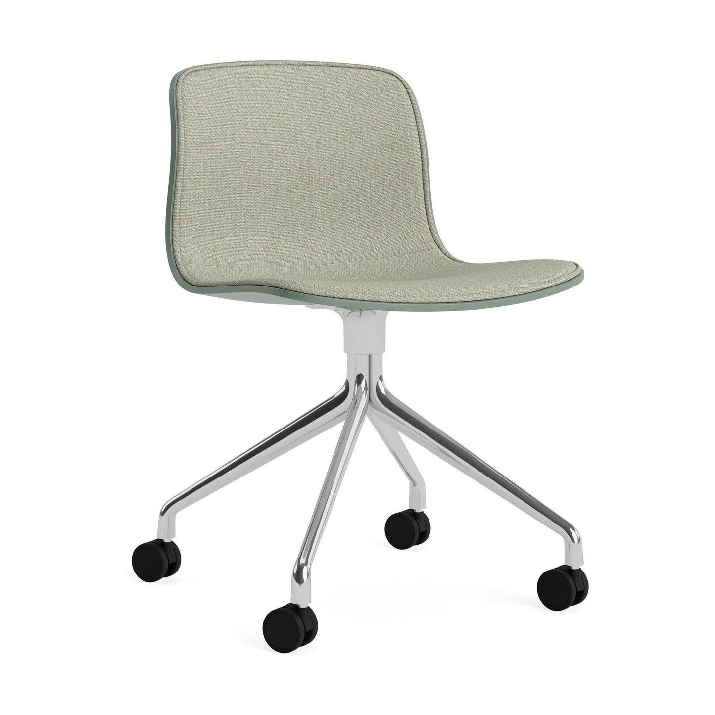 HAY About a Chair AAC 14 bureaustoel chroom Fall Green 2.0 gestoffeerd Metaphor 027