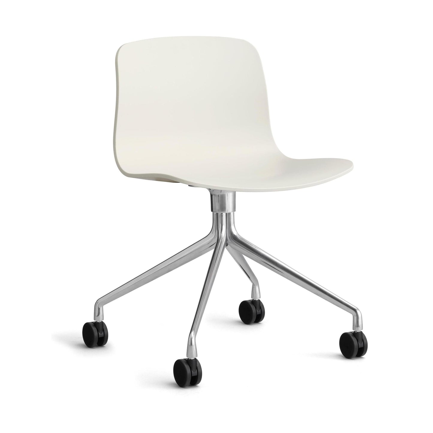 HAY About a Chair AAC 14 bureaustoel chroom Melange Cream 2.0