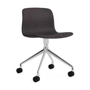 HAY About a Chair AAC 15 bureaustoel chroom Sense Dark Brown