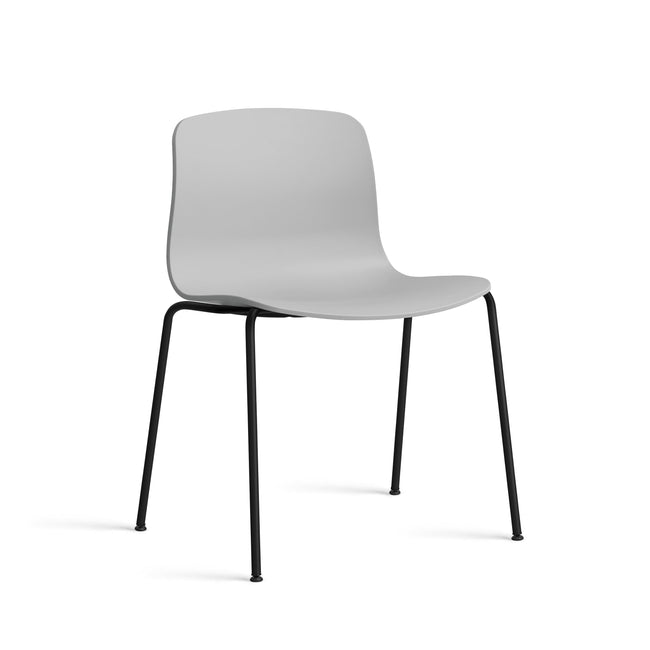 HAY About a Chair AAC 16 eetkamerstoel zwart Concrete Grey 2.0 - HAY About a Chair AAC 16 eetkamerstoel zwart Concrete Grey 2.0