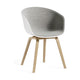 HAY About a Chair AAC 22 eetkamerstoel gelakt eiken gestoffeerd White 2.0