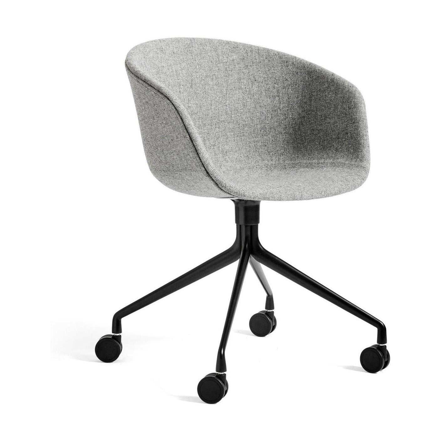 HAY About a Chair AAC 25 bureaustoel zwart Hallingdal 130
