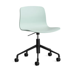 HAY About a Chair AAC 50 bureaustoel zwart Dusty Mint 2.0