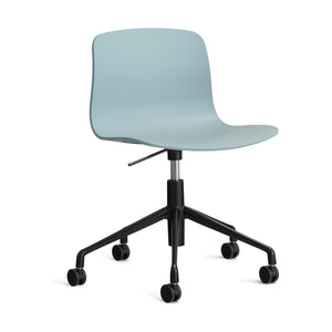 HAY About a Chair AAC 50 bureaustoel zwart Dusty Blue 2.0