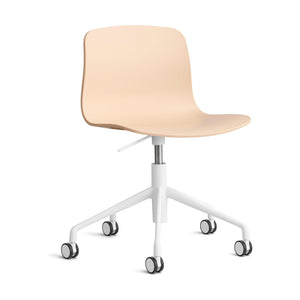 HAY About a Chair AAC 50 bureaustoel wit Pale Peach 2.0