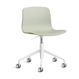 HAY About a Chair AAC 50 bureaustoel wit Pastel Green 2.0