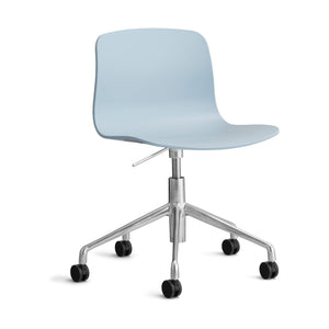 HAY About a Chair AAC 50 bureaustoel chroom Slate Blue 2.0