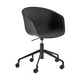 HAY About a Chair AAC 52 bureaustoel zwart Black 2.0 gestoffeerd Remix 183