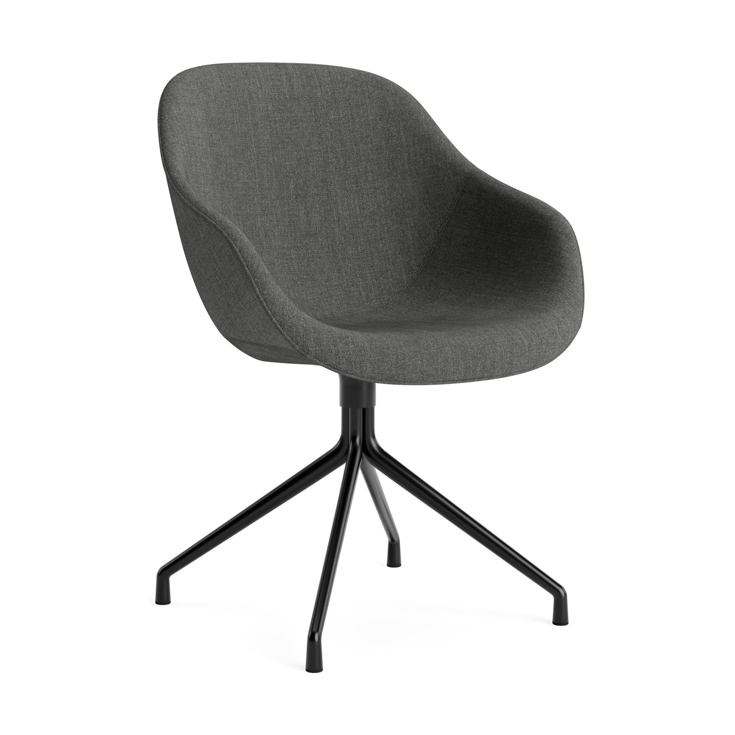HAY About a Chair AAC 121 eetkamerstoel Remix 163 swivel zwart
