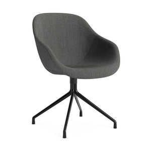 HAY About a Chair AAC 121 eetkamerstoel Remix 163 swivel zwart