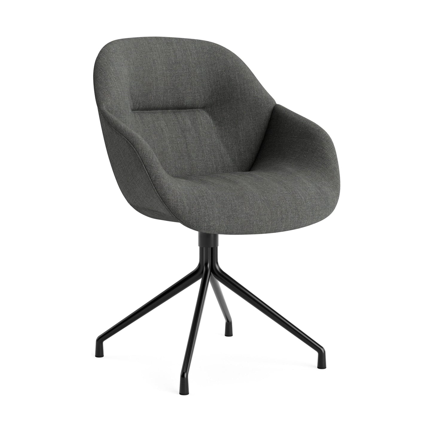 HAY About a Chair AAC 121 Soft eetkamerstoel Remix 163 swivel zwart